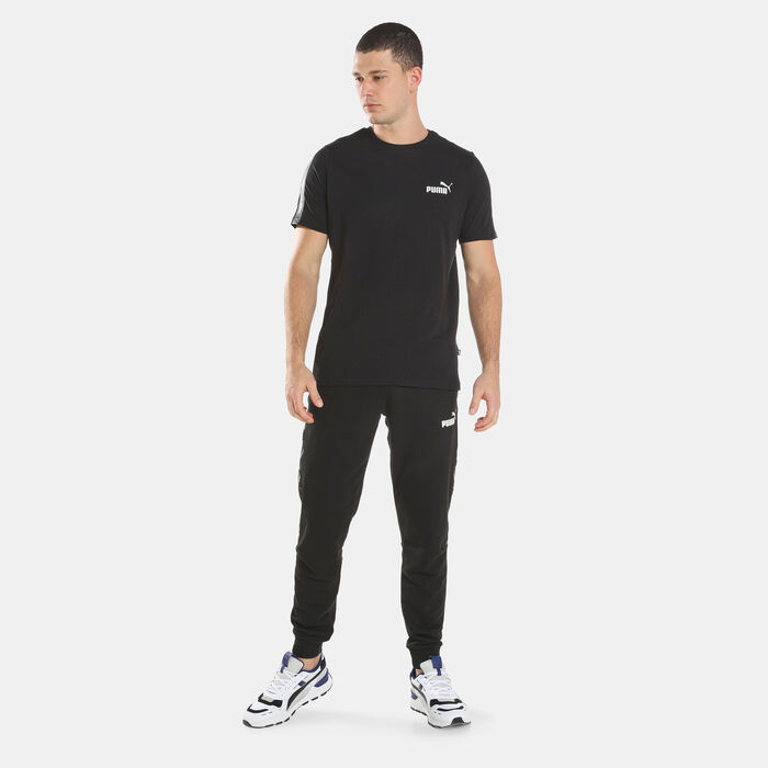 PUMA Men's Essentials+ Tape T-Shirt Black PUMA Men's Essentials+ Tape T-Shirt Black image number 2