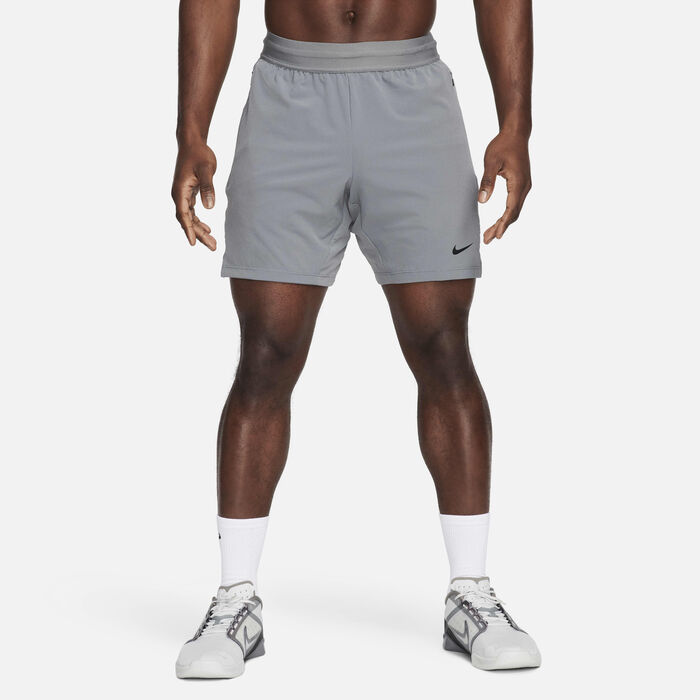 Nike Men's Flex Rep 4.0 Dri-FIT Fitness Shorts Grey image number 0