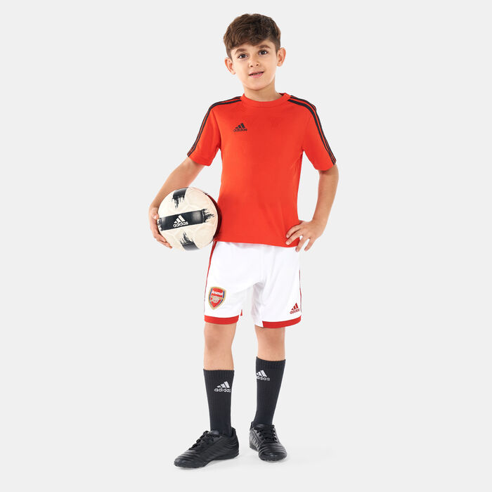 adidas Kids' Arsenal F.C. Home Football Shorts - 2022/23 White adidas Kids' Arsenal F.C. Home Football Shorts - 2022/23 White image number 2