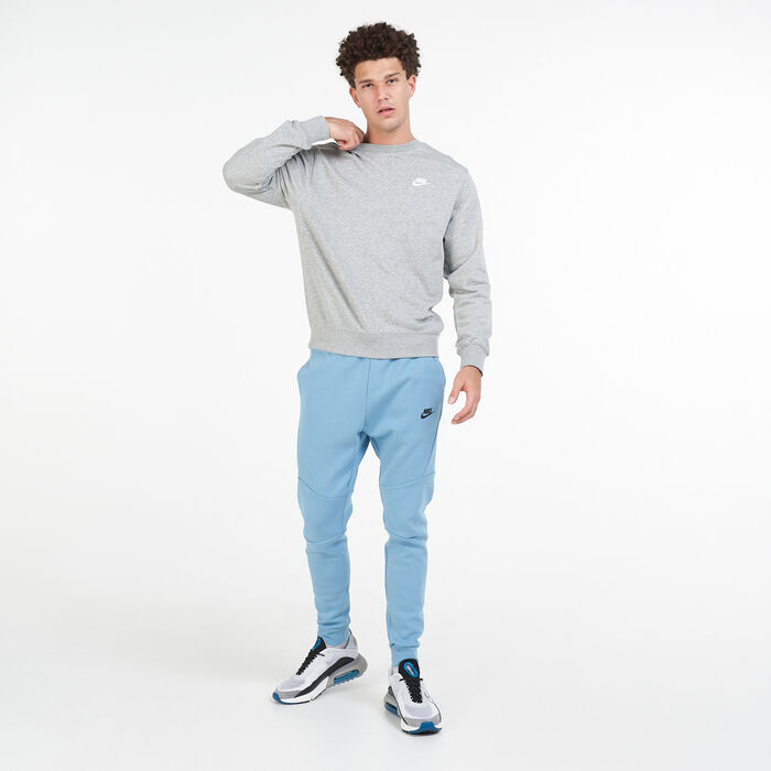 Nike Men's Sportswear Club French Terry Sweatshirt Grey Nike Men's Sportswear Club French Terry Sweatshirt Grey image number 2