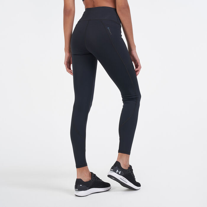 Under Armour Women's RUSH™ No-Slip Waistband Full-Length Leggings Black image number 1
