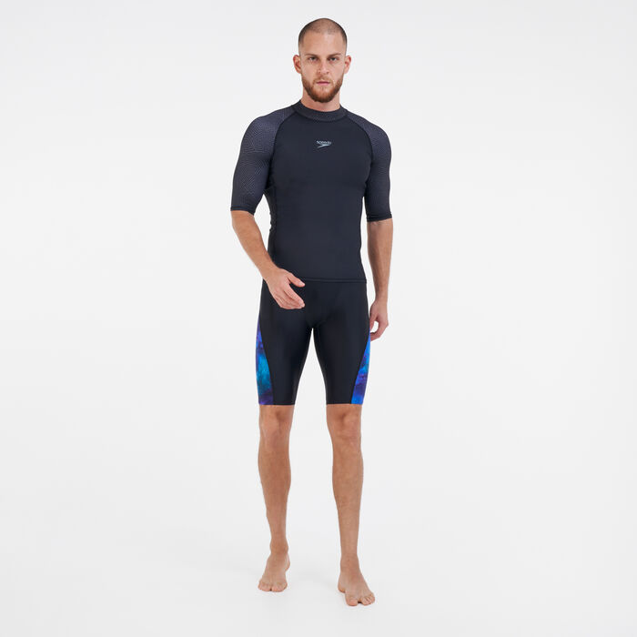 Speedo Men's Pulse Rashguard Black image number 2