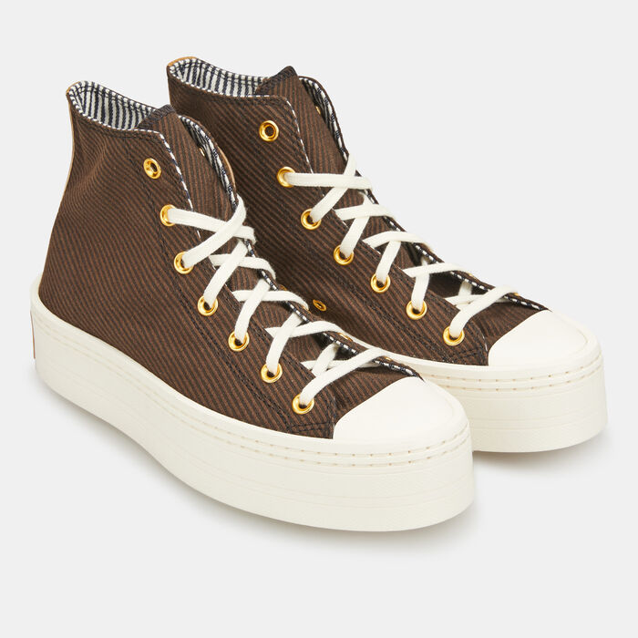 Converse Women's Chuck Taylor All Star Modern Lift Shoes Brown image number 2