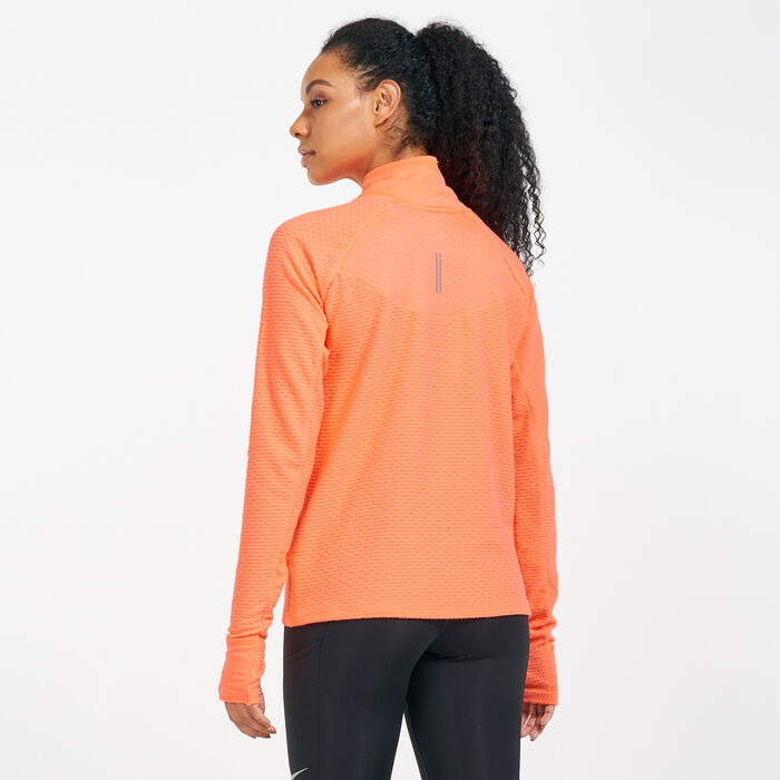 Nike Women's Sphere Top Orange Nike Women's Sphere Top Orange image number 1