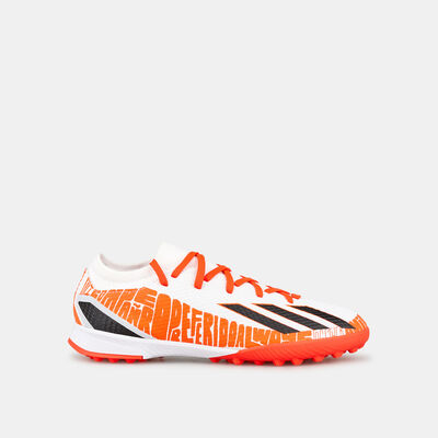 adidas Kids' X Speedportal Messi.3 Turf Ground Football Shoe Orange