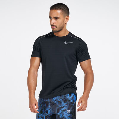 Nike Men's Dri-FIT Miller Running T-Shirt Black