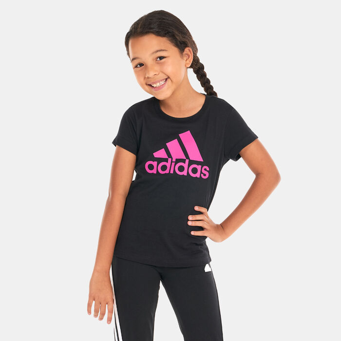 adidas Kids' Essentials Big Logo T-Shirt Black adidas Kids' Essentials Big Logo T-Shirt Black image number 0