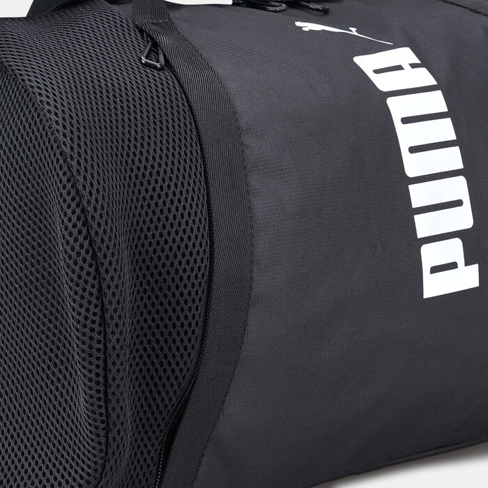 PUMA Women's Essentials Training Barrel Bag Black PUMA Women's Essentials Training Barrel Bag Black image number 3