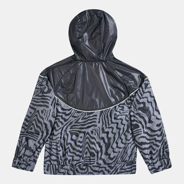 Nike Kids' Electric Zebra Windrunner Jacket (Younger Kids) Black Nike Kids' Electric Zebra Windrunner Jacket (Younger Kids) Black image number 1