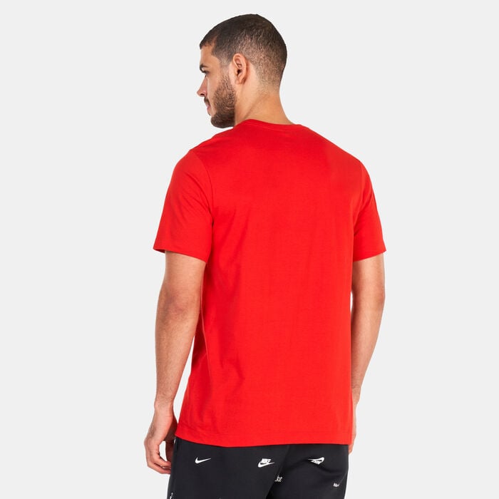 Nike Men's Sportswear Swoosh T-Shirt Red Nike Men's Sportswear Swoosh T-Shirt Red image number 1