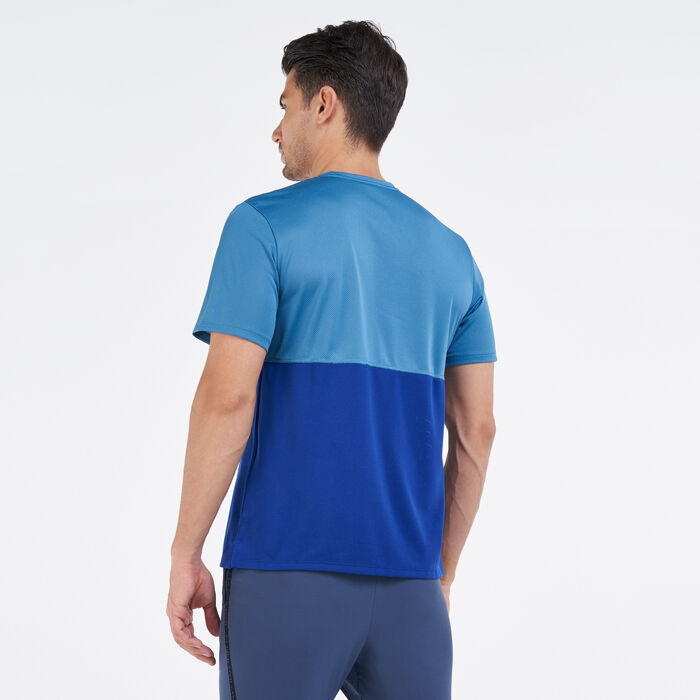 Nike Men's Dri-FIT Wild Run T-Shirt Blue Nike Men's Dri-FIT Wild Run T-Shirt Blue image number 1