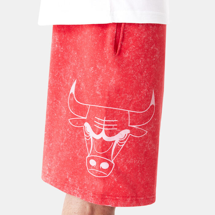 New Era Men's NBA Chicago Bulls Washed Shorts Red New Era Men's NBA Chicago Bulls Washed Shorts Red image number 4