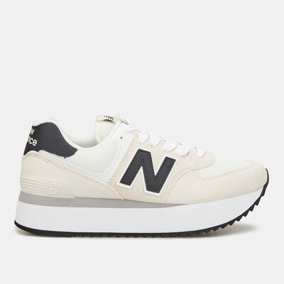New Balance Women's 574+ Shoes Beige