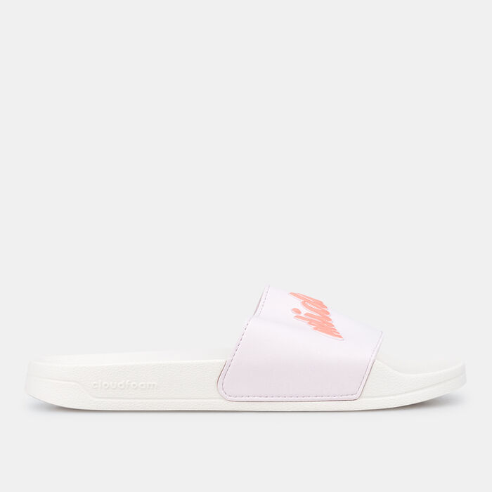 adidas Women's Adilette Shower Slides Pink adidas Women's Adilette Shower Slides Pink image number 1