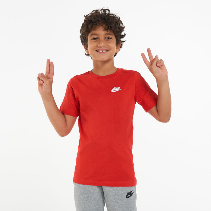 Nike Kids' Sportswear T-Shirt (Older Kids) Red Nike Kids' Sportswear T-Shirt (Older Kids) Red image number 0