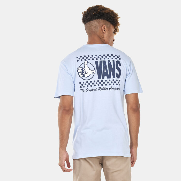 Vans Men's 66 Thumbs Up T-Shirt Blue image number 1