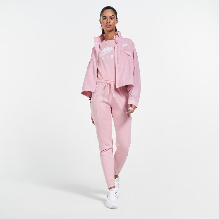 Nike Women's Sportswear Air Woven Jacket Pink image number 2