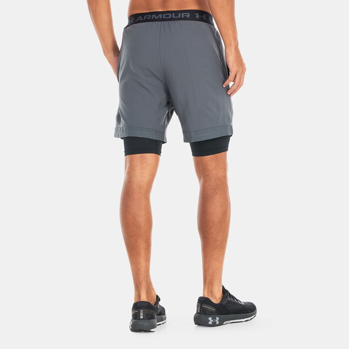 Under Armour Men's Vanish Woven 2-in-1 Shorts Grey Under Armour Men's Vanish Woven 2-in-1 Shorts Grey image number 1