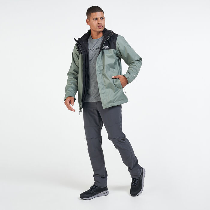 The North Face Men's Evolve II Triclimate Jacket Green The North Face Men's Evolve II Triclimate Jacket Green image number 2