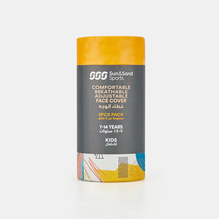 Sun and Sand Sports Face Masks (5 Pack) (Older Kids) Multi Sun and Sand Sports Face Masks (5 Pack) (Older Kids) Multi image number 6