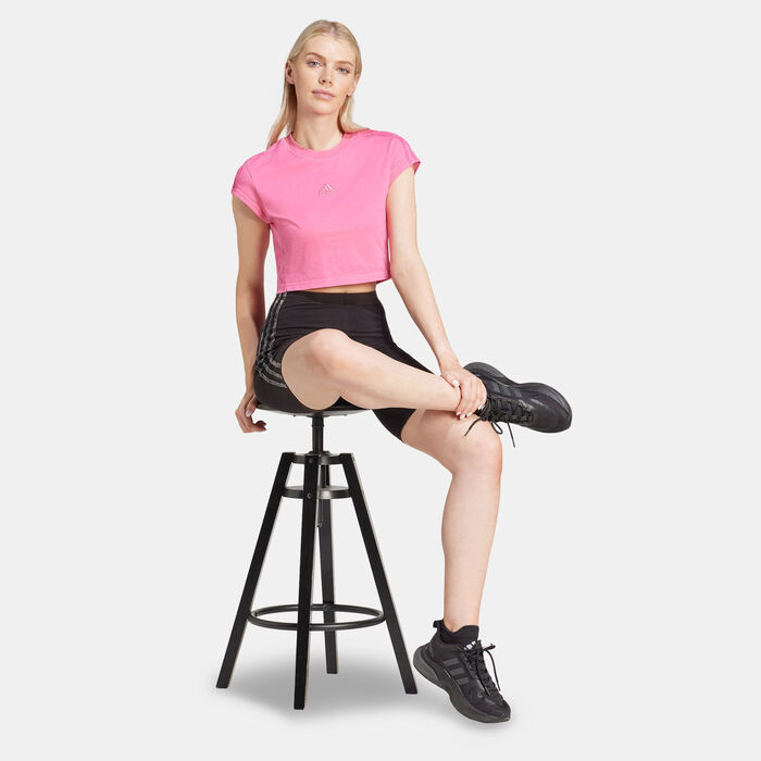adidas Women's All SZN T-Shirt Pink image number 2