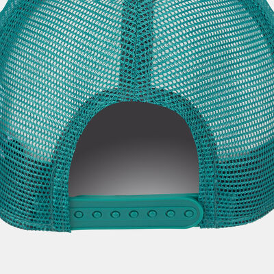 New Era Men's League Essentials Los Angeles Dodgers Trucker Cap Green