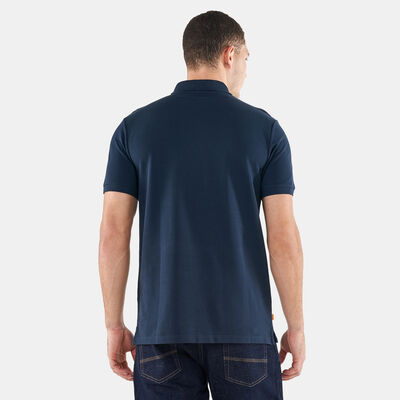 Timberland Men's Small Logo Polo Shirt Blue Timberland Men's Small Logo Polo Shirt Blue