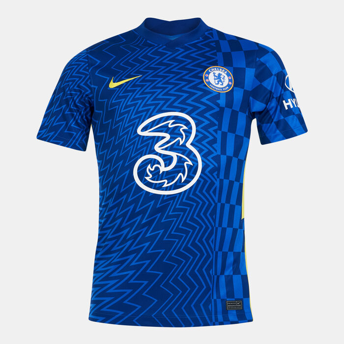 Nike Men's Chelsea F.C. 2021/22 Stadium Home Football Jersey Blue Nike Men's Chelsea F.C. 2021/22 Stadium Home Football Jersey Blue image number 0