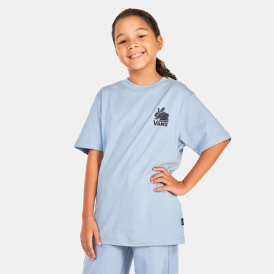 Vans Kids' Little Lizzie T-Shirt (Older Kids) Blue