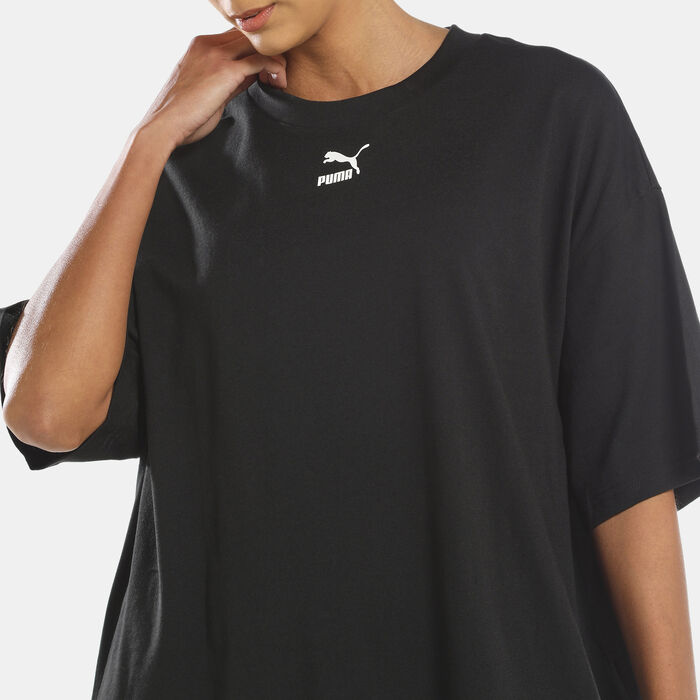 PUMA Women's Classics T-Shirt Dress Black PUMA Women's Classics T-Shirt Dress Black image number 3