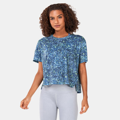 The North Face Women's Printed Dawndream Relaxed T-Shirt Blue