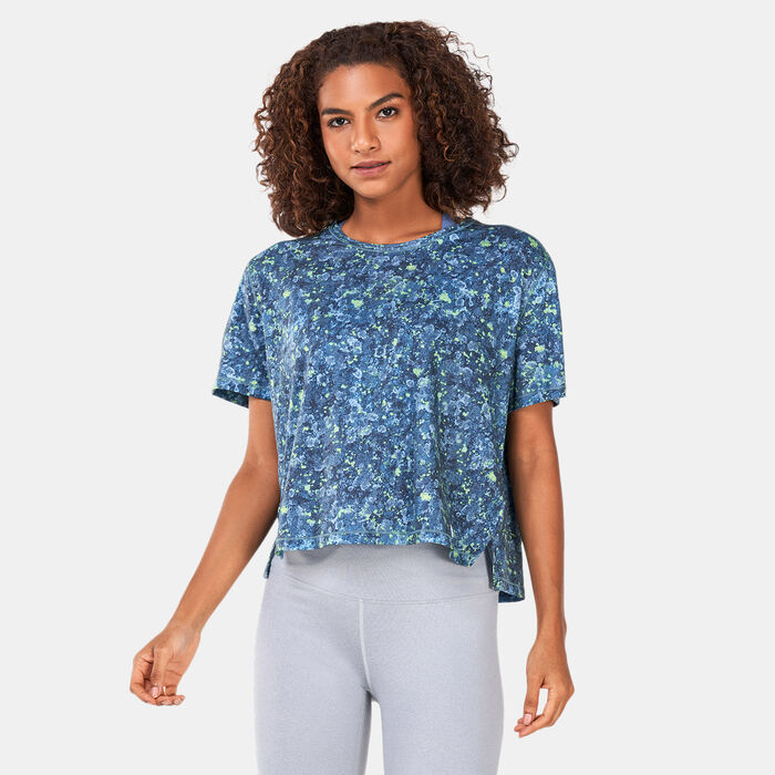 The North Face Women's Printed Dawndream Relaxed T-Shirt Blue The North Face Women's Printed Dawndream Relaxed T-Shirt Blue image number 0