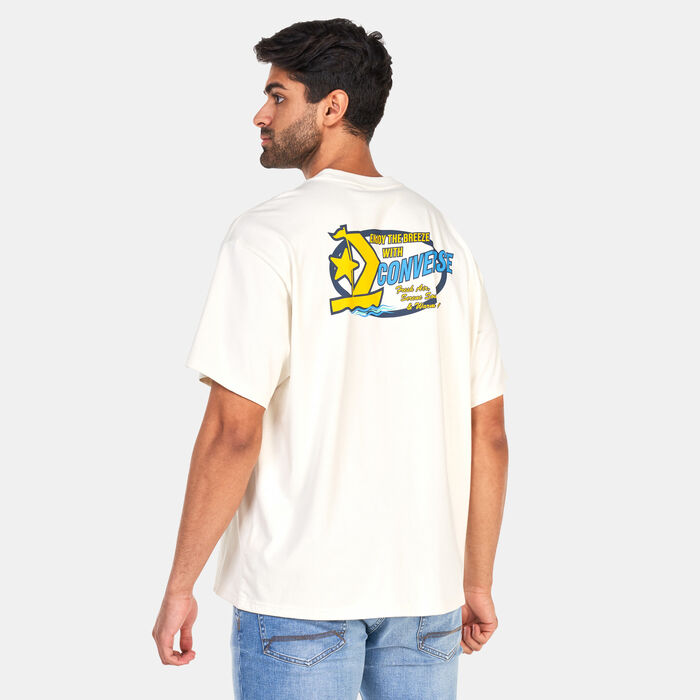 Converse Men's Skate Vibe Graphic T-Shirt White Converse Men's Skate Vibe Graphic T-Shirt White image number 1