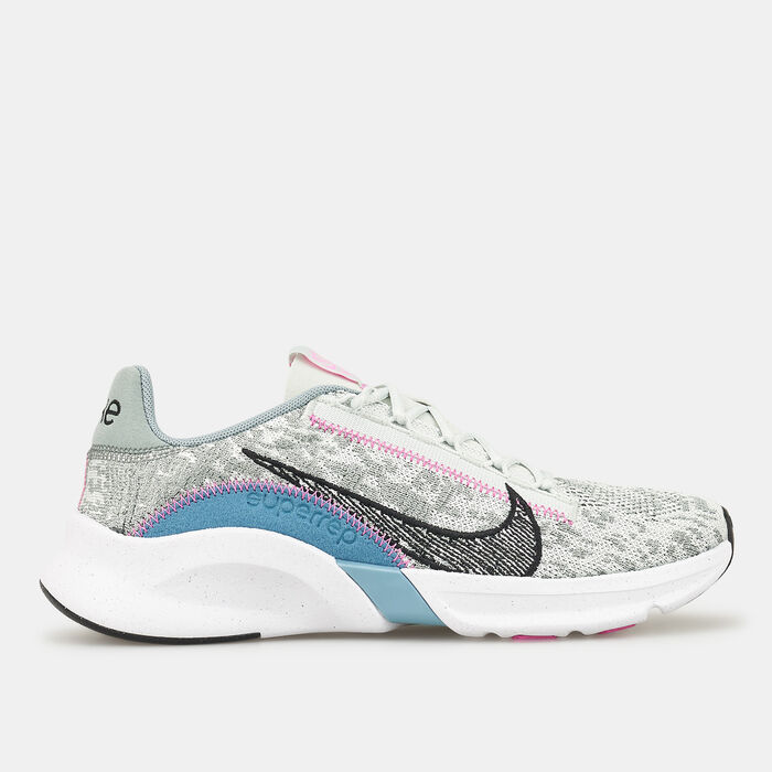 Nike Women's SuperRep Go 3 Flyknit Next Nature Training Shoe Grey image number 0