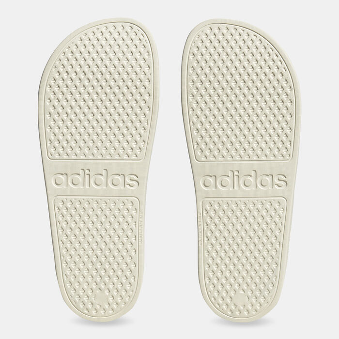adidas Men's Adilette Aqua Slides White adidas Men's Adilette Aqua Slides White image number 3