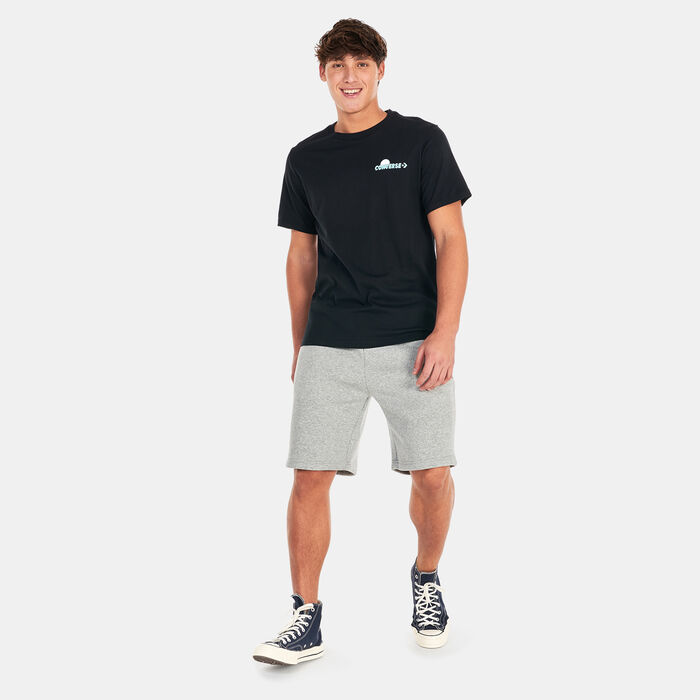 Converse Men's Moon Mountain Graphic T-Shirt Black Converse Men's Moon Mountain Graphic T-Shirt Black image number 2