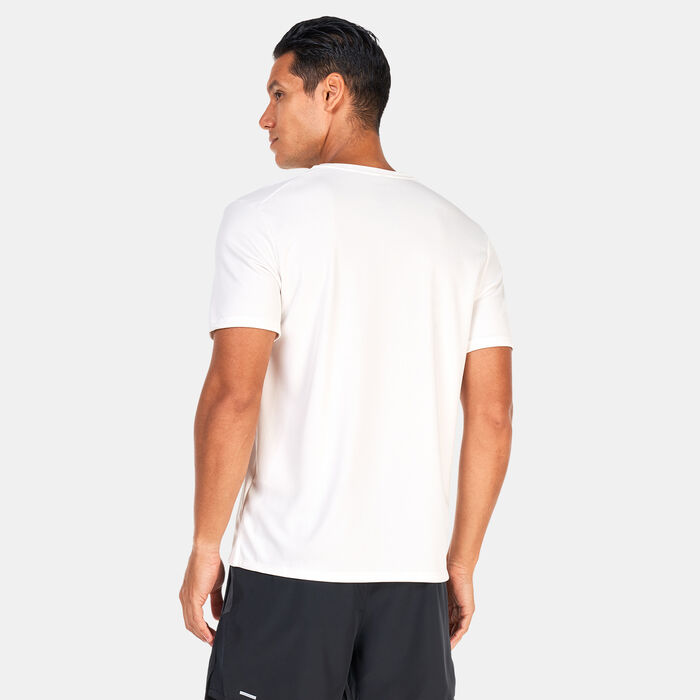 Nike Men's Dri-FIT RUN Division Miler T-Shirt White Nike Men's Dri-FIT RUN Division Miler T-Shirt White image number 1