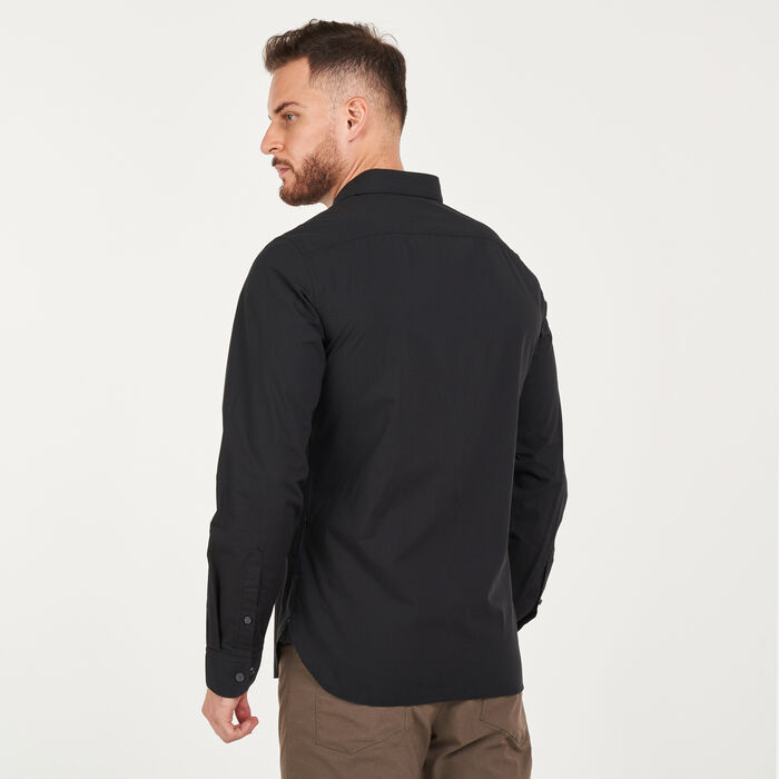Timberland Men's Eastham River Poplin Solid Shirt Black Timberland Men's Eastham River Poplin Solid Shirt Black image number 1