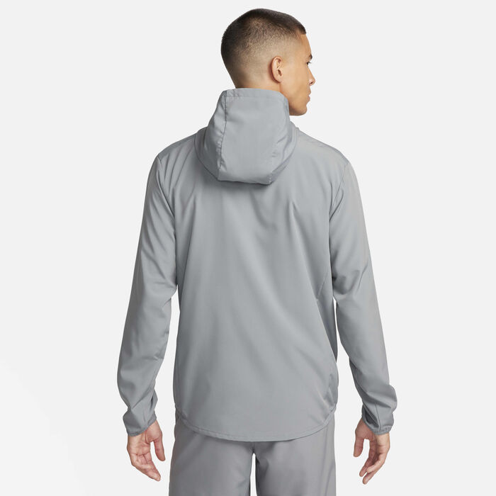 Nike Men's Form Dri-FIT Hooded Jacket Grey image number 1