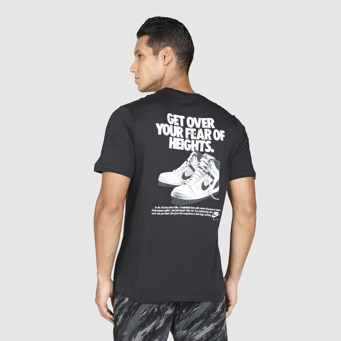Nike Men's Sportswear Air T-Shirt Black Nike Men's Sportswear Air T-Shirt Black image number 1