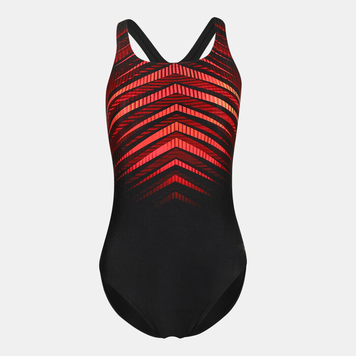 Speedo Women's Digital Placement Medalist Swimsuit Black Speedo Women's Digital Placement Medalist Swimsuit Black image number 0