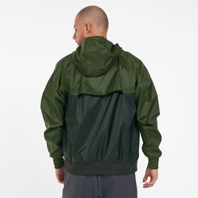 Nike Men's Sportswear Windrunner Hooded Jacket Green Nike Men's Sportswear Windrunner Hooded Jacket Green