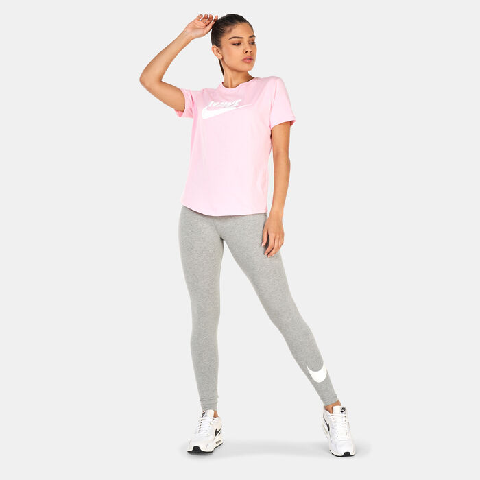 Nike Women's Sportswear Essentials Logo T-Shirt Pink Nike Women's Sportswear Essentials Logo T-Shirt Pink image number 2