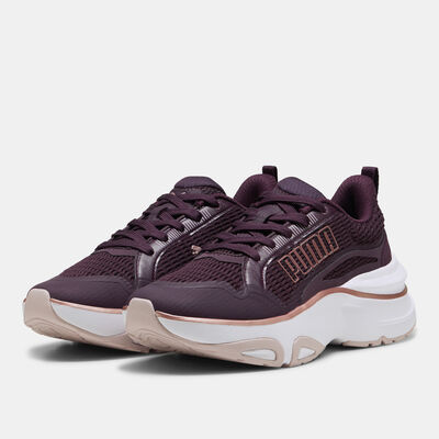 PUMA Women's SOFTRIDE Divine Metal Running Shoes Purple PUMA Women's SOFTRIDE Divine Metal Running Shoes Purple