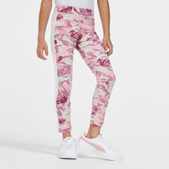 PUMA Kids' Classics Wild Leggings Pink PUMA Kids' Classics Wild Leggings Pink image number 0