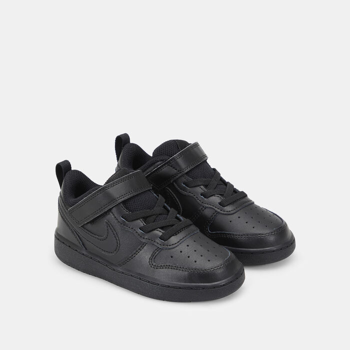 Nike Kids' Court Borough Low 2 Shoe (Baby and Toddler) Black Nike Kids' Court Borough Low 2 Shoe (Baby and Toddler) Black image number 1
