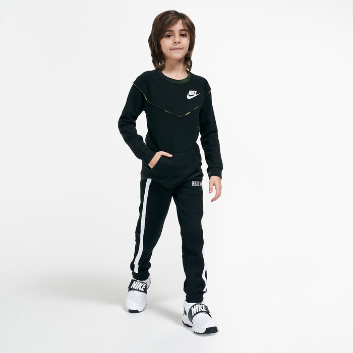 Nike Kids' Tech Fleece Sweatshirt Black Nike Kids' Tech Fleece Sweatshirt Black image number 2