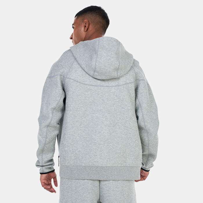 Nike Men's Sportswear Tech Fleece Windrunner Full-Zip Hoodie Grey Nike Men's Sportswear Tech Fleece Windrunner Full-Zip Hoodie Grey image number 1