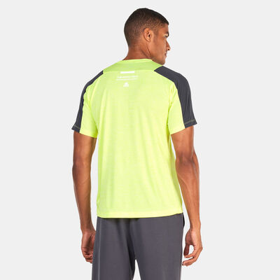 The North Face Men's Mountain Athletics T-Shirt yellow