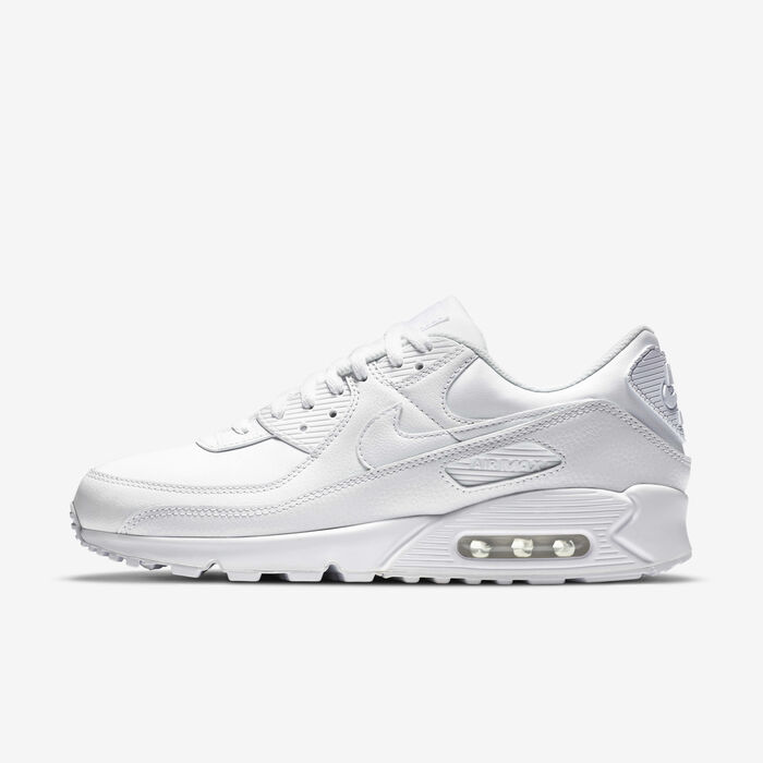 Nike Men's Air Max 90 LTR Shoes White Nike Men's Air Max 90 LTR Shoes White image number 0